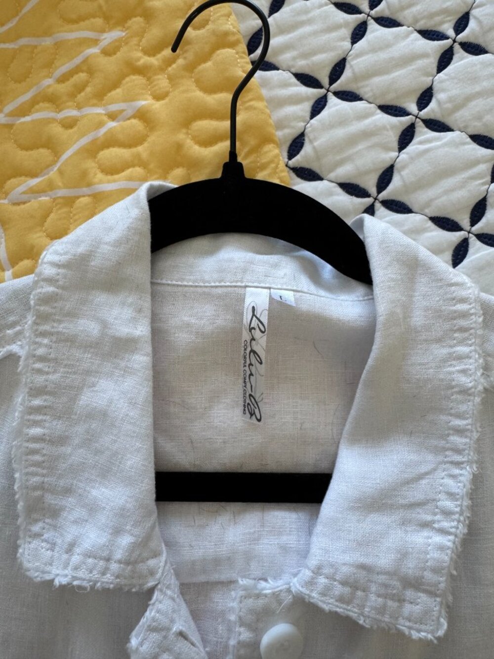 Linen Jean Jacket - Picture 3 of 3